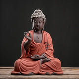 Sakyamani Porcelain Buddha Statue Tea Pet Tea Ceremony Living Room Backflow Incense Creative Zen Decoration
