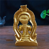 Golden Vishnu Statue Hindu Ganesha Shiva Buddha Figurine Sculpture Room Office Home Decoration India God Feng Shui Crafts
