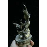 Concubine Tara Yab-Yum Buddha happiness angel Mandkesvara tibet Silver statues