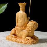 Retro Wood Carving  Craft Ksitigarbha Buddha Statue ,Tibetan Suppliers Home Putting Decorations Figurines