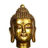 Tête de Bouddha Laiton