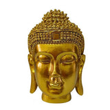 Tête de Bouddha Murale Or