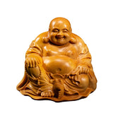 Bouddha Rieur En Bois
