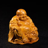 Bouddha Rieur <br> En Bois