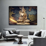 Statue Bouddha <br> Décoration Tableau