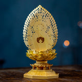 Statue Bouddha <br> Bois