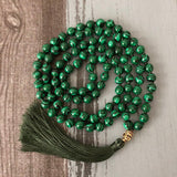 Collier Mala Malachite