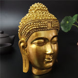 Tête de Bouddha <br> Or