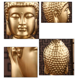 Tête de Bouddha <br> Doré