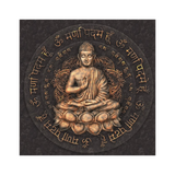 grand tableau bouddha design