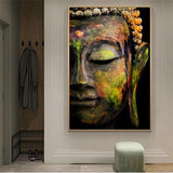 Tableau Bouddha <br> Couleur